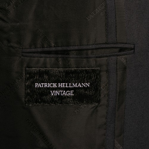 NWT $3950 PATRICK HELLMANN Wool Cashmere Peak Lapel Suit Midnight Blue 47US/57IT - Picture 21 of 24