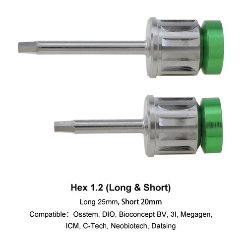 Universal Prosthetic Dental Implant Drivers HEX Screwdriver Osstem Torque Wrench - Picture 15 of 43