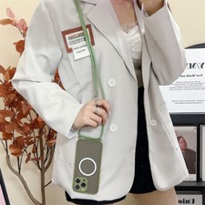 For iPhone 17 16 15 Pro Max 14 13 Magnet Lanyard Crossbody Shockproof Case Cover