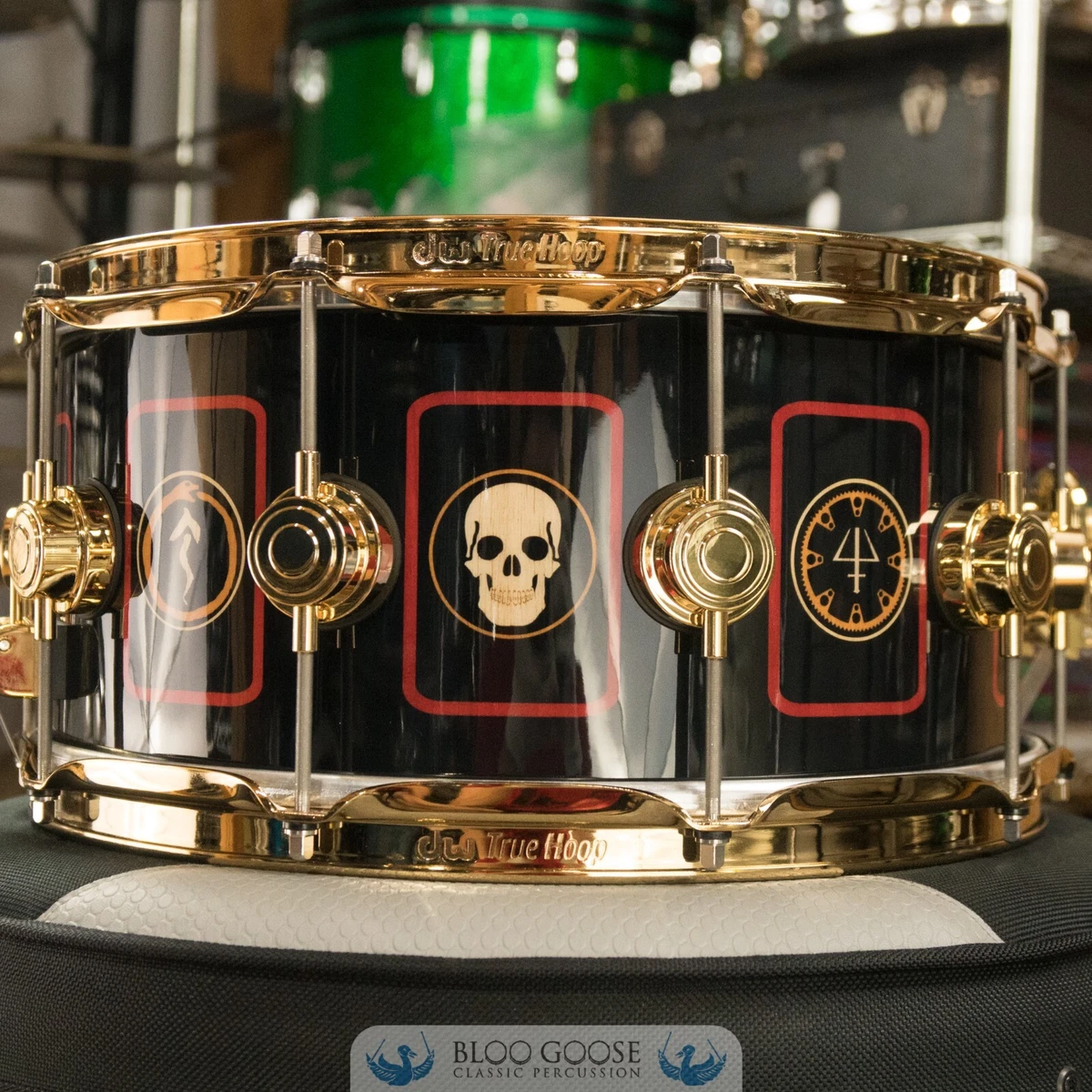 Neil Peart Gold Drum Set