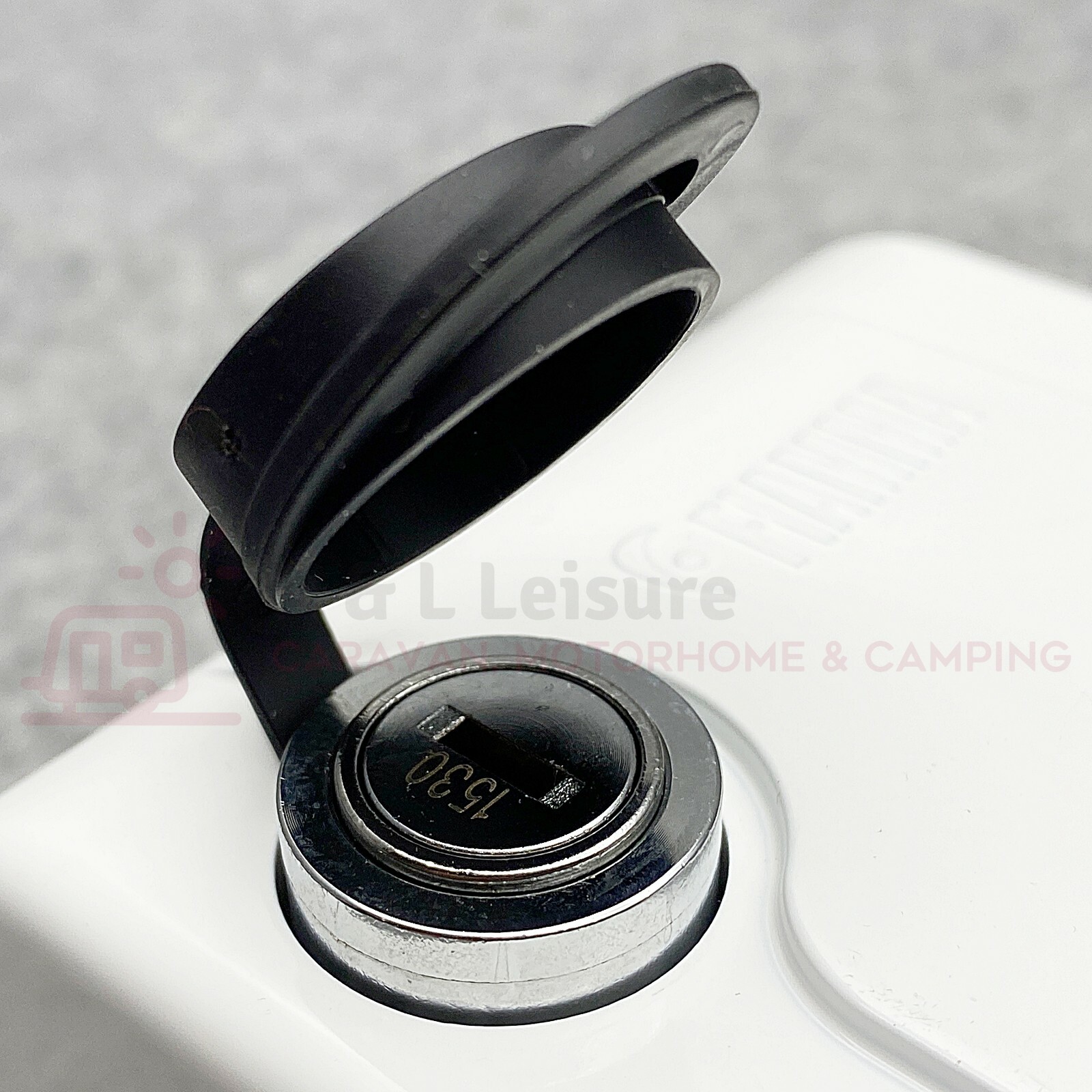Fiamma Replacement Black Plastic Lock Cover Cap for Safe Door 