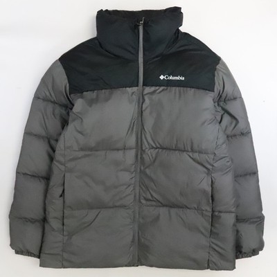 Columbia Puffer Jacket Size Large Insulated Gray