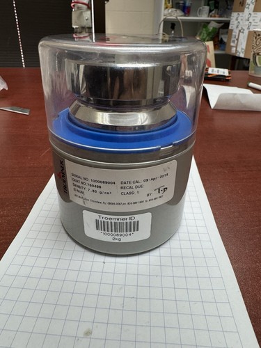 TROEMNER 2kg CLASS 1 Electronic CALIBRATION WEIGHT (Excellent)