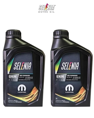 2 LITRI OLIO MOTORE PETRONAS SELENIA WR FORWARD 0W30 MOPAR FIAT 955535-DS1 C2