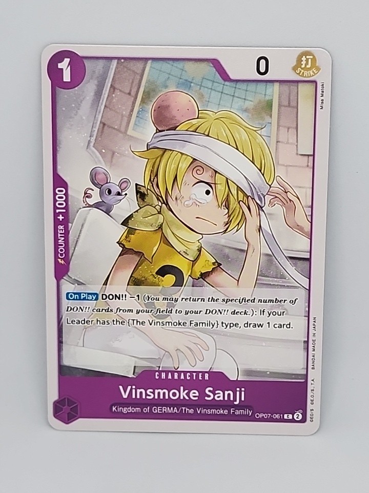 Vinsmoke Sanji OP07-061 500 Years in the Future Regular (C) One Piece CCG TCG NM