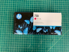 GENUINE HP 730 300ml MAGENTA INK P2V69A DESIGNJET T1600 T1700 T2600 NEW