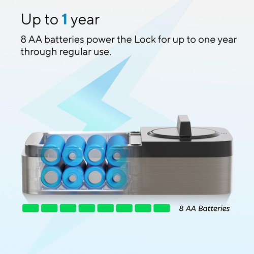 2025 Upgrade Bolt NFC Smart Door Lock, Built-in WiFi Deadbolt 6-in-1 Keypad K... - Picture 9 of 9