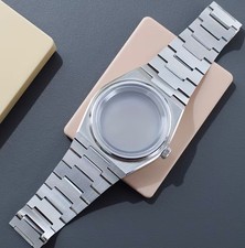 Caja de reloj de acero inoxidable macizo de cristal de zafiro de 40 mm con pulsera PRX Player NH35