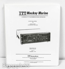 ITT Mackay Marine 3030A / EB3038 Communication Receiver User Service Manual