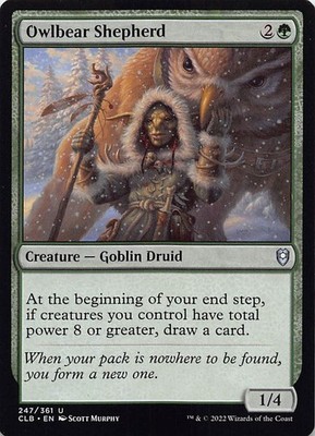 Owlbear Shepherd U Commander Legends: Battle for Baldur's Gate 247 NM