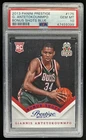 2013-14 Panini Prestige Giannis Antetokounmpo RC Bonus Shots Blue #175 PSA 10