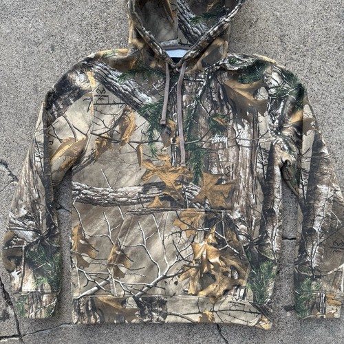 Stussy RealTree Camo Y2K Hoodie Men’s size small slightly used - 第 3/24 張圖片