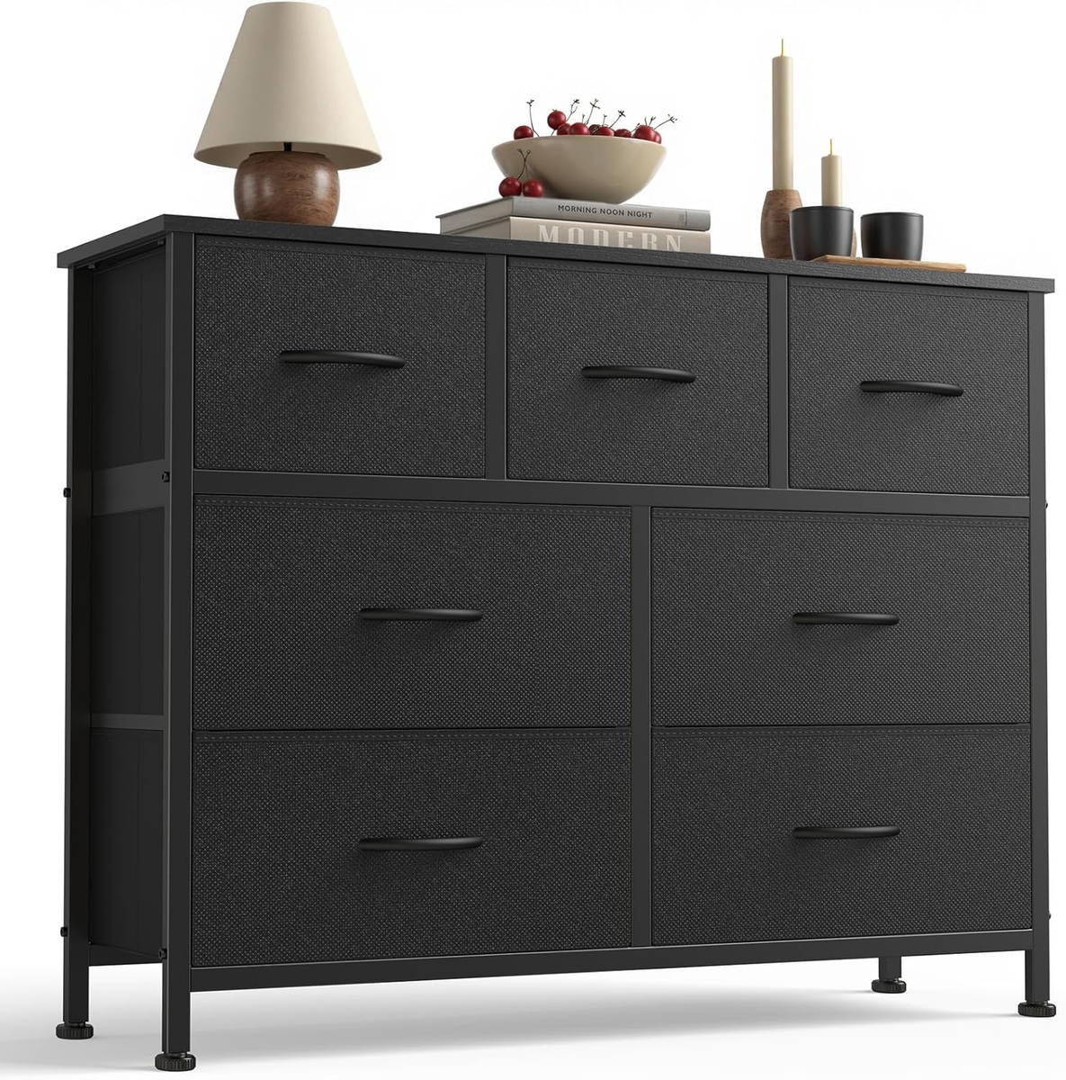 7 Drawer Dresser with Fabric Bins Fabric Storage Tower Organizer for  Bedroom Clo | eBay