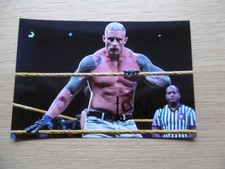 Dexter Lumis "wrestling" autograph signed 10x15 cm picture