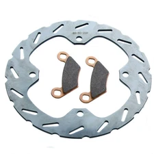 RipTide Rear Brake Rotor and Brake Pads fits 2012 2013 Polaris Sportsman 550