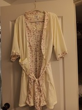 Vtg Lati Fasion Intimates Collections Gown And Matching Robe, Sz XL