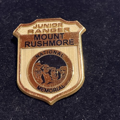 Prendedor insignia Junior Park Ranger Mount Rushmore National Memorial NPS plástico - Imagen 1 de 3