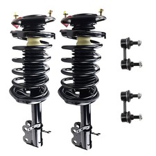 Front Struts Spring Assembly Sway Bar Link For 1993-1997 Geo Prizm 1.8l 1.6l