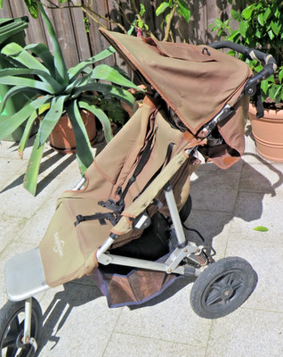 Luxus Buggy Jogger-Dreirad-Kinderwagen geländegängig Luftreifen Federung