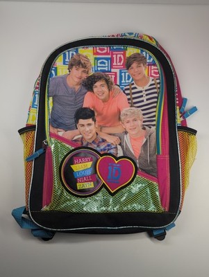 One Direction 1D Backpack Book Bag School Bag With Original Tags Pre-Owned
