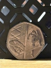 2014 the Glasgow Commonwealth Games 50p Fifty Pence Coin Circulated