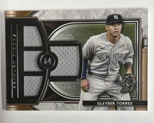 2021 Topps Museum Collection Gleyber Torres Quad Relic 71/99