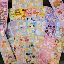 5× Süßer Stickerbogen holografisch Anime M...