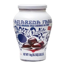 Fabbri Pitted Amarena Wild Cherries in Syrup Gluten Free Non-GMO Vegan 2lb 3.2oz