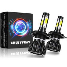 For Toyota Corolla 1998-2000 2X H4 9003 Front LED Headlight BulbS High Low Beam