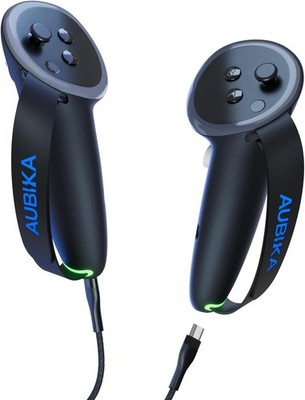 Aubika Wiederaufladbare Controller-Griffabdeckung für Quest 3S (NEU)