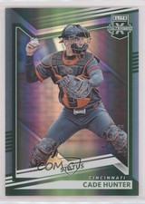 2022 Panini Elite Extra Edition Status Green 191/499 Cade Hunter #153 0nr3