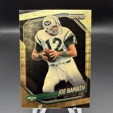 /5 2025 Prizm Black Gold Vinyl Joe Namath Jets