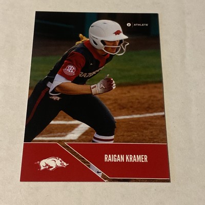 2025 ONIT Athlete Arkansas Razorbacks SOFTBALL card RAIGAN KRAMER