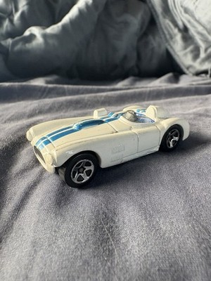 Cunningham C4R white w/ blue racing stripes Hot Wheels Rare Vintage Hot wheels