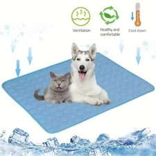 Dog Cooling Mat Pet Bed Summer Ice Pad Washable Cool Blanket For Large Dogs Cats