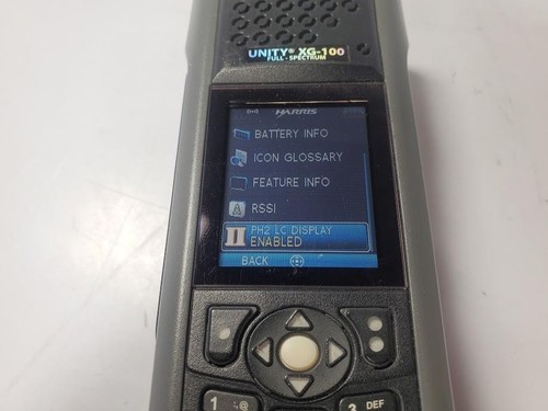 Harris Unity XG-100 Full Spectrum Radio XP-100F w/ NEW Battery - Picture 11 of 12