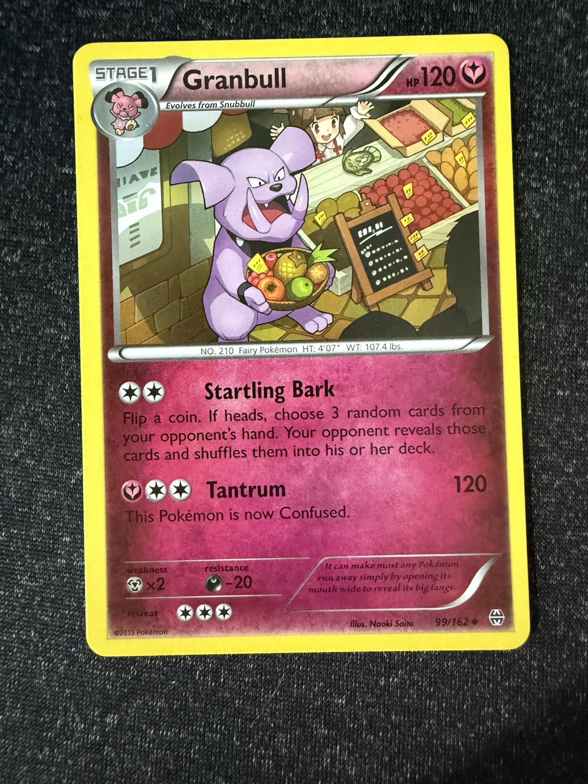 Granbull 99/162-BREAKthrough- Regular Uncommon- LP