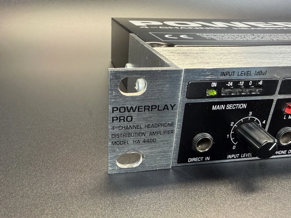 Behringer HA4400 Powerplay Pro 4 Channel Headphone Distribution Amplifier - Image 4 of 4