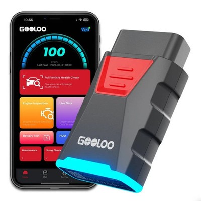 GOOLOO DS100 BT OBD2 Scanner Full System Diagnostic New Sealed