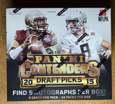 2015 Panini Contenders Draft Picks Football Sealed Hobby Box...Brady Autograph?