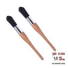 Parts Cleaning Brush Home and Auto Use Parts Cleaner Brush Solvent Black 2pcs