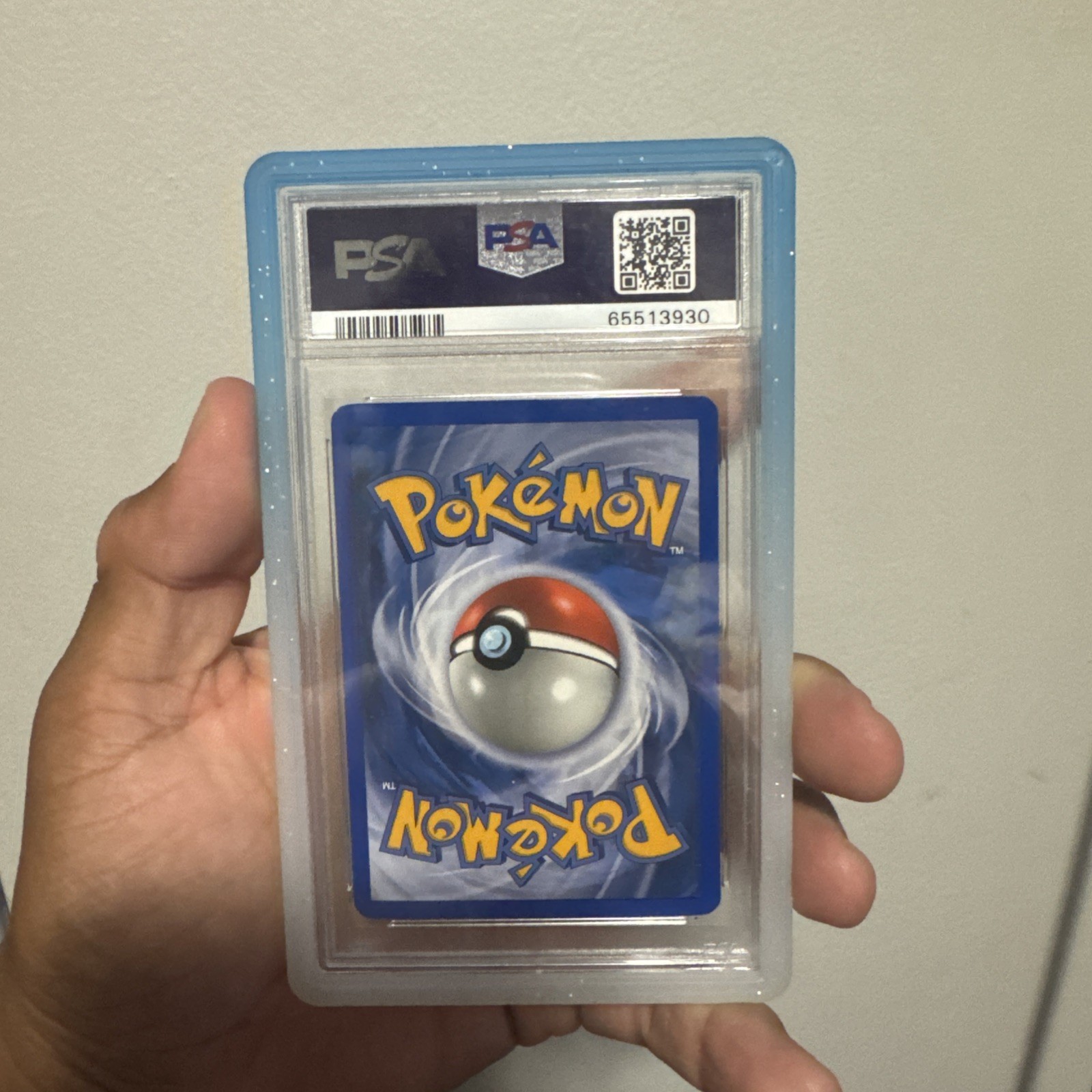 Mew Gold Star Dragon Frontier PSA 8 Pokemon Card 2005 view 4