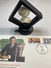 Uncirculated 1970 D And  Proof 1970S Kennedy Half Dollar  With First Day Issue