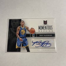 2012-13 Kent Bazemore Rookie Auto Momentum Momentous Rookies #69 Warriors