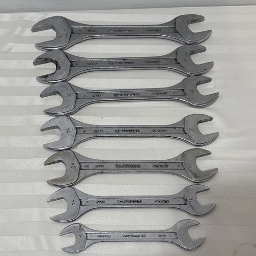 Facom Super “S” Open End Metric Wrench Set Large Size 19mm-41mm Narrow Profile