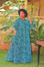 African Print Dress Size L - XL