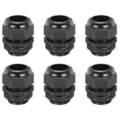 #ad #ad 6Pcs NPT1quot; Cable Glands 18 25mm PA66 Nylon Connectors $25.28