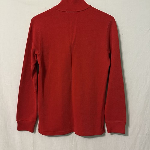Polo Ralph Lauren Sweater Youth Size Large (14-16) Red 1/4 Zip Preowned - Picture 2 of 11
