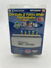 New Vintage Emerson (ESW718) Single Phone Line Fax / Phone / Modem Switchboard