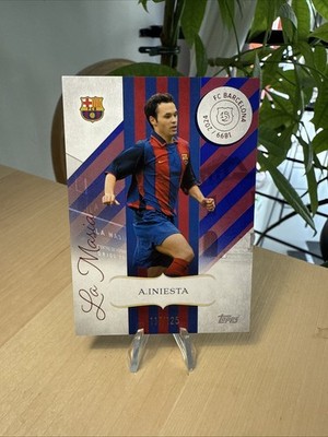 Andres Iniesta Numbered /125 Topps Barcelona La Masia Debut Card 125 years